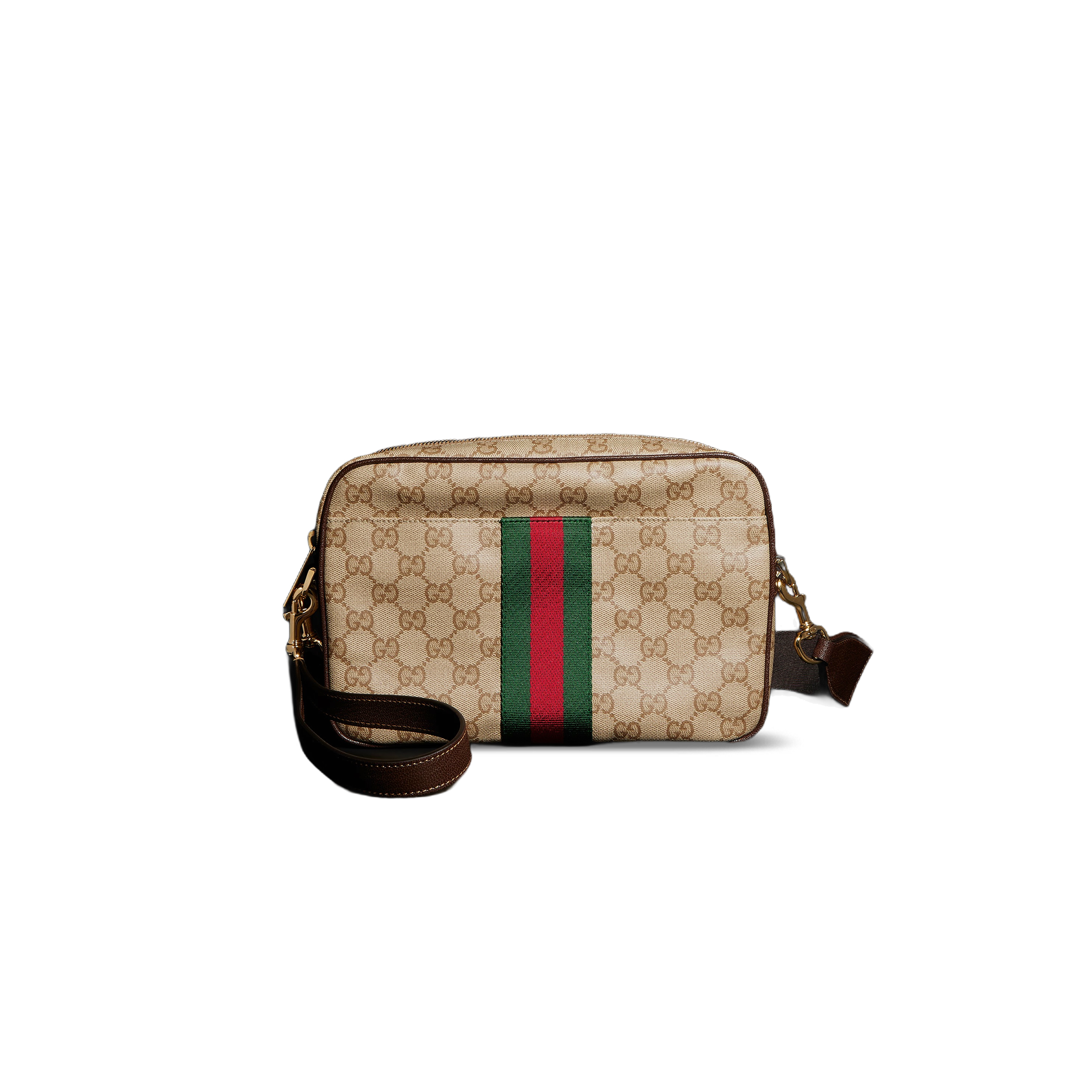 GUCCI SMALL CROSSBODY BAG WITH WEB A006ZN (24*16*5cm)
